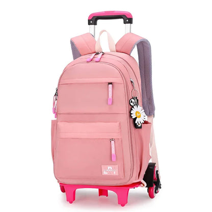 Kids/Teen Girls Multifunctional Wheeled School Backpack Set