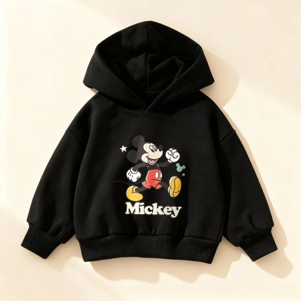 Kids' Long-Sleeved Cartoon Design Winter Hoodies