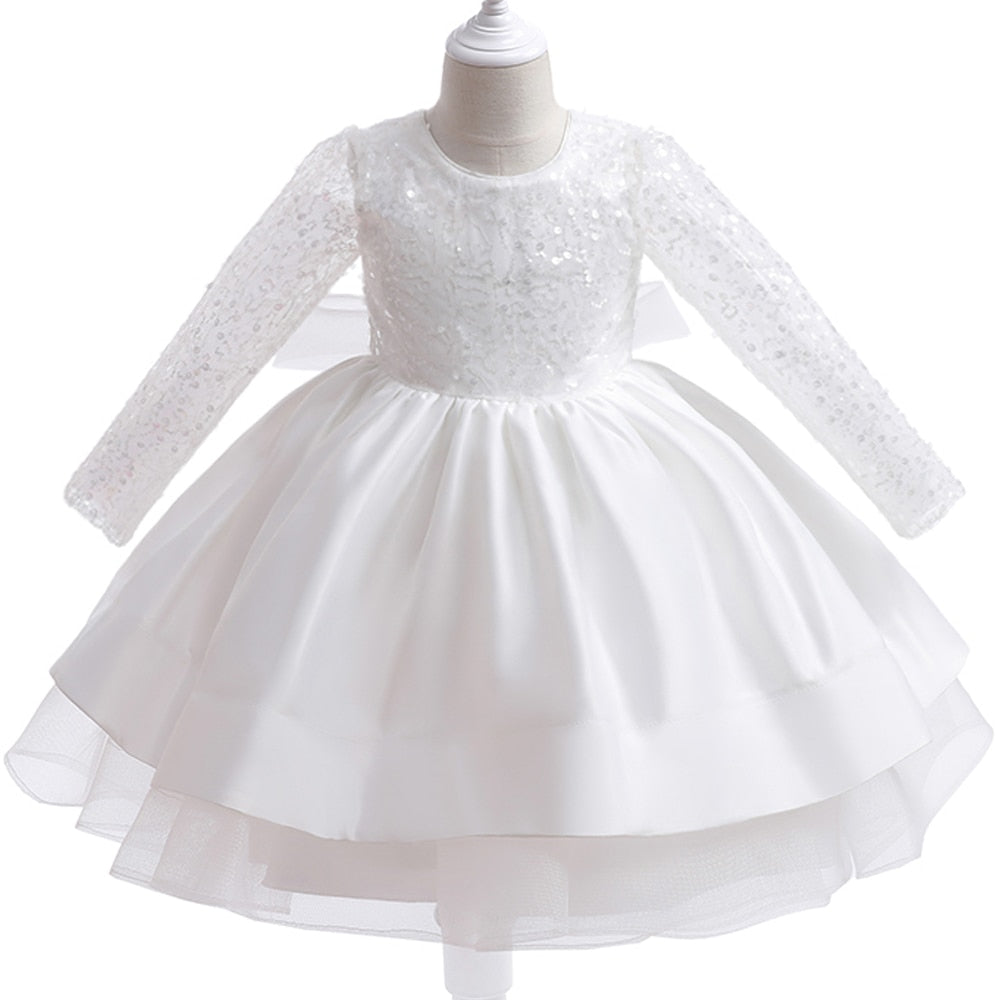 Sequined Birthday Wedding Party Dresses for Little Girls childrensterritory