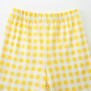 Sleeveless Lemon Print Casual Summer Clothing Set For Girls childrensterritory
