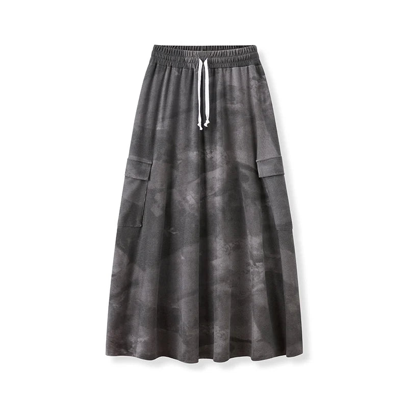 Ribbed Grey Melange Family Matching Clothing Sets