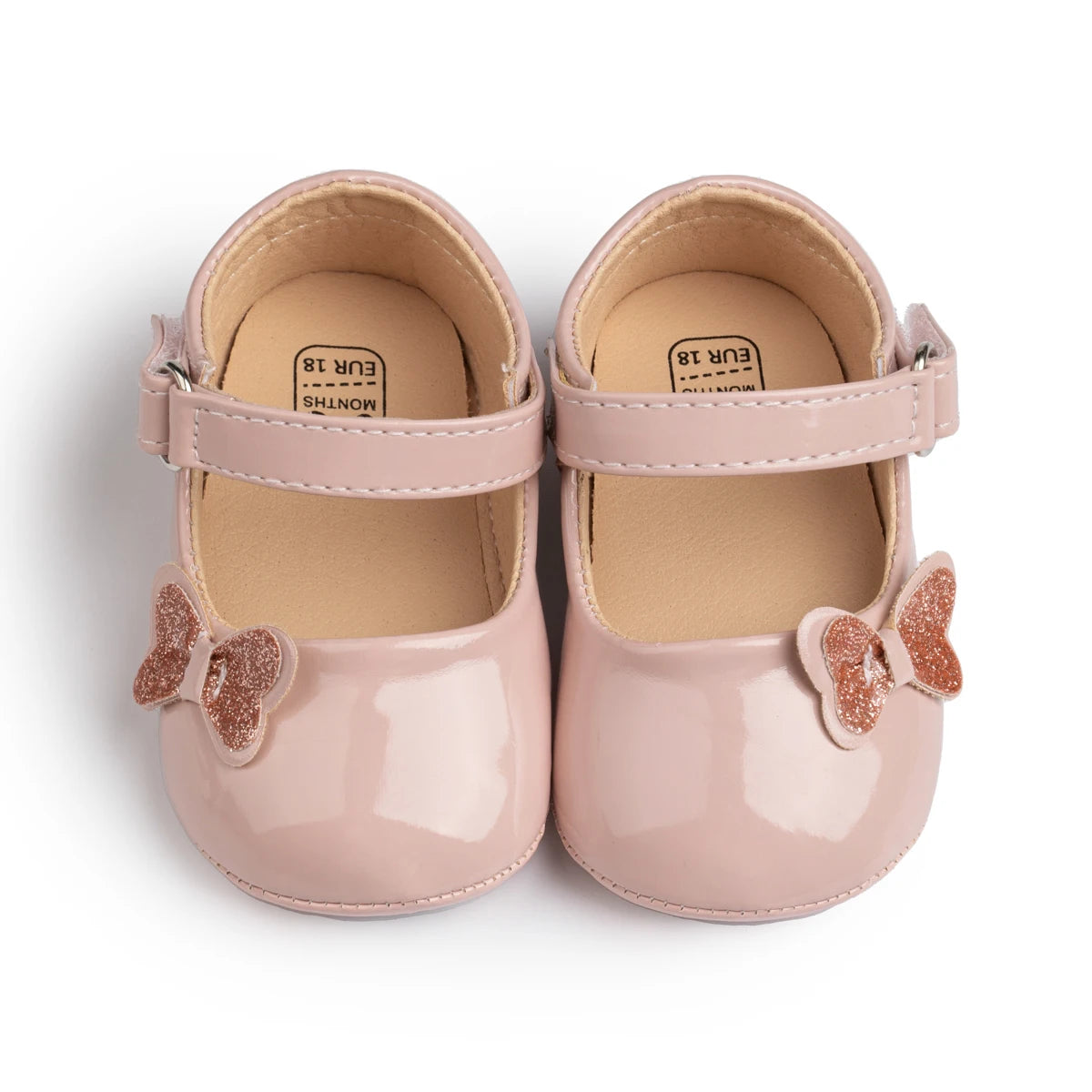 PU Anti-Slip Baby Girls Princess First Walker Shoes childrensterritory