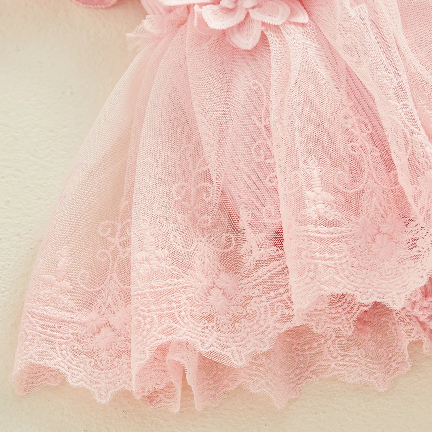Baby Girl Lace Romper with Headband Outfit