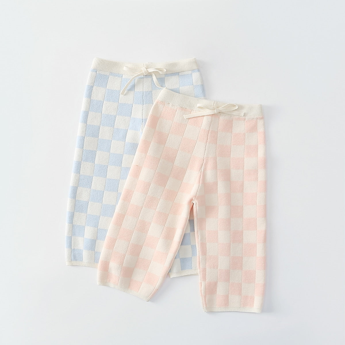 Little Girl Boy 2PCS Plaid knitted Clothes Set Sweater + Pant childrensterritory