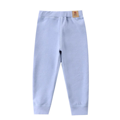 Pure Color Velvet Casual Kids Trousers for Spring and Autumn childrensterritory