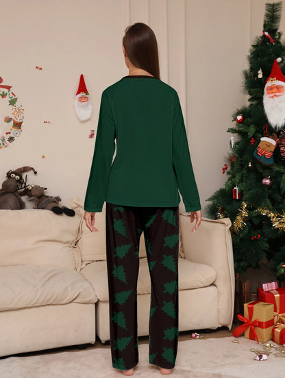Long Sleeves Christmas Design Family Matching Clothing Set childrensterritory