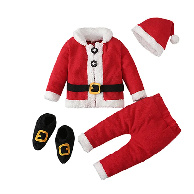 Santa Claus Cosplay Costume Set for Baby/Kids childrensterritory