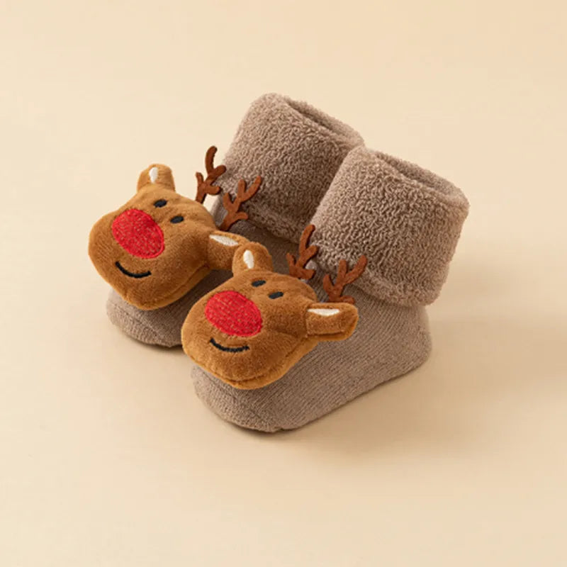 Baby Non-slip Printed Soft Christmas Socks childrensterritory