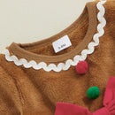 Baby Girls Bow Lace Design Winter Dresses