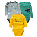 Baby Cartoon Printed Long Sleeve Cotton Jumpsuit