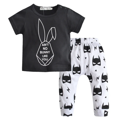 Baby Boy Cotton T-shirt and Pants (2 Pieces) Summer Outfit childrensterritory