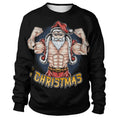 Funny Santa Claus Printed Sweatshirts For Men childrensterritory