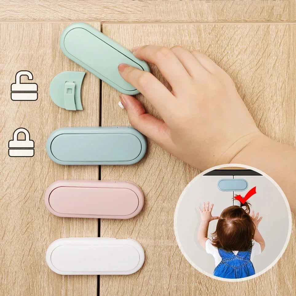 Baby Anti Pinch 5pcs Drawer Safety Latch | Wardrobe Lock childrensterritory