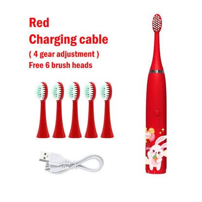 Smart Rechargeable Kids Sonic Electric Toothbrush childrensterritory