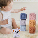 Baby Early Learning Silicone Building Blocks Montessori Toys