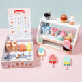 Kids Wooden Ice Cream Counter Playset childrensterritory