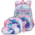 Dinosaur Print Kids Backpack Set with Lunch Box Pencil Case childrensterritory