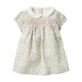 Girls Half Sleeves Floral Printed Casual Summer Dresses childrensterritory