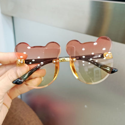 Kids Bear Shape Anti-glare Sun Glasses for Girls Boys childrensterritory