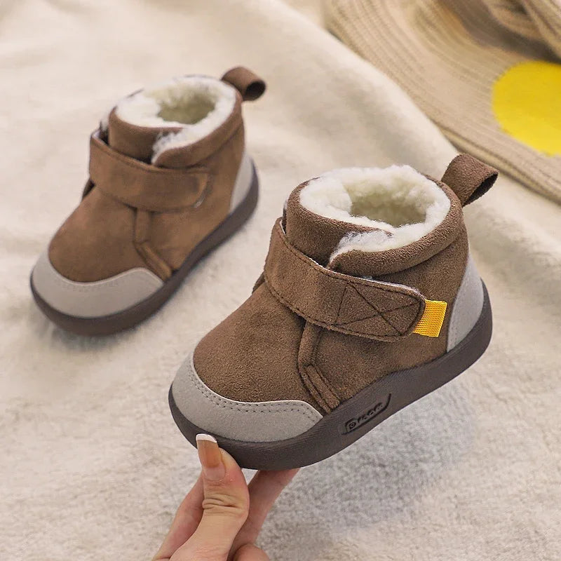 Kids’ Soft-Bottom Non-Slip Casual Snow Shoes childrensterritory