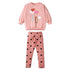 Girls Mouse Cartoon Print Casual Clothing Sets childrensterritory