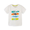 Kids Boys Cartoon Vehicles Print Cotton T-shirt childrensterritory