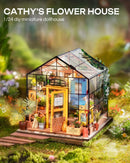 Miniature Wooden DIY House with Furniture Toys