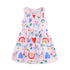 Kids Girls Cartoon Print Cotton Princess Dress childrensterritory