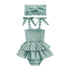 Baby Girl Hollow-Out Sling Bodysuits with Headband Set childrensterritory