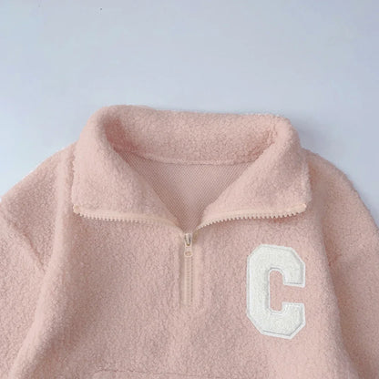 Kids’ Long-Sleeved Warm Casual Clothing Set childrensterritory