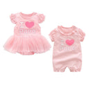 Baby Girl Pink Princess Clothing Sets for Birthday Party childrensterritory