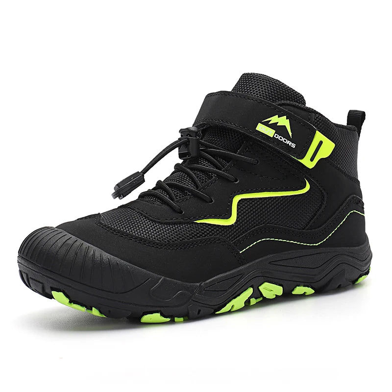 Kids New Designer Velcro High Top Climbing Shoes
