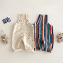 Toddler Boys and Girls Polka Dot and Striped Design Jumpsuits childrensterritory