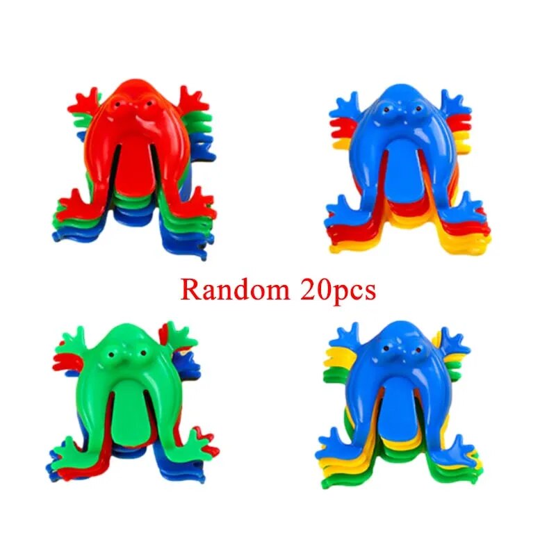 Mini Transparent 50/20/10Pcs Jumping Frogs Toys childrensterritory