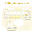 Dessert Cat Theme 95 Keycaps Kit for Mechanical Keyboard childrensterritory