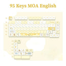 Dessert Cat Theme 95 Keycaps Kit for Mechanical Keyboard childrensterritory