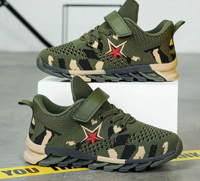 Breathable Mesh Running Sports Shoes for Kid Boys childrensterritory