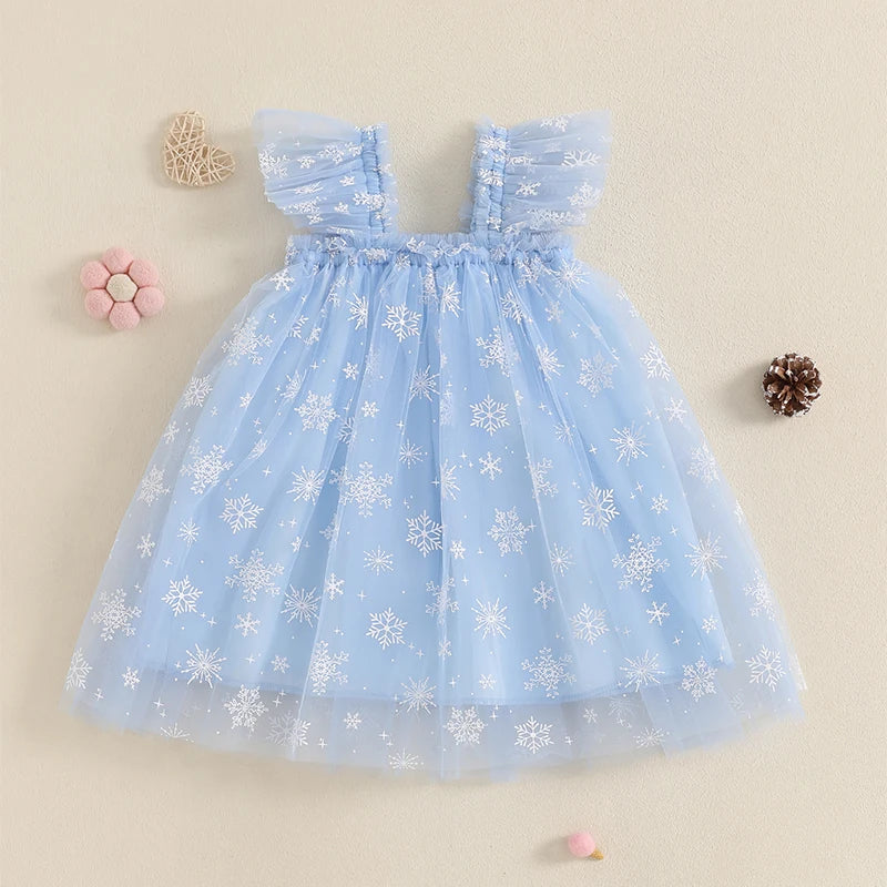 Girls' Sleeveless Fluffy Elegant Summer Dresses