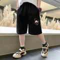 Kids Boys Funny Battery Print Sports Shorts for Summer childrensterritory