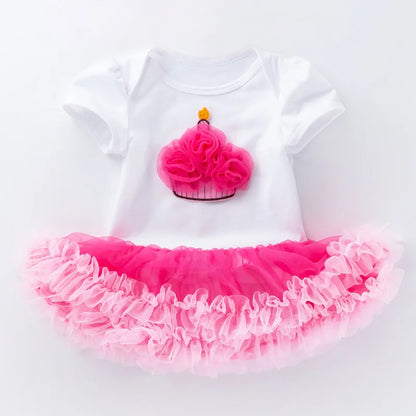 Baby Girls Tutu Romper Dress |1st 2nd Birthday Outfits