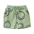 Cartoon Print Summer Drawstring Shorts For Boys Girls childrensterritory