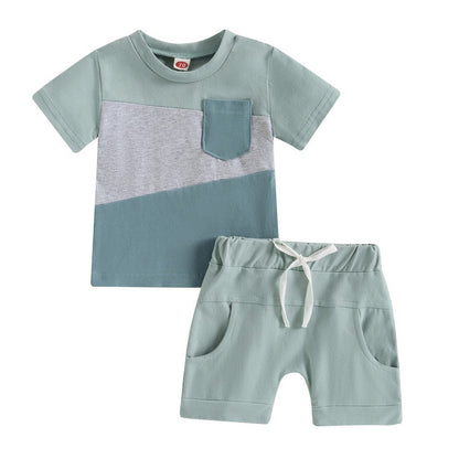 Baby Boys Short Sleeve Tops and Shorts Set for Summer childrensterritory