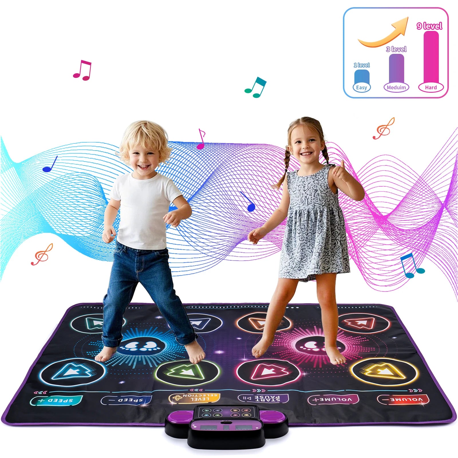 Kids Interactive Musical Floor Mat for Dance and Play Activities childrensterritory