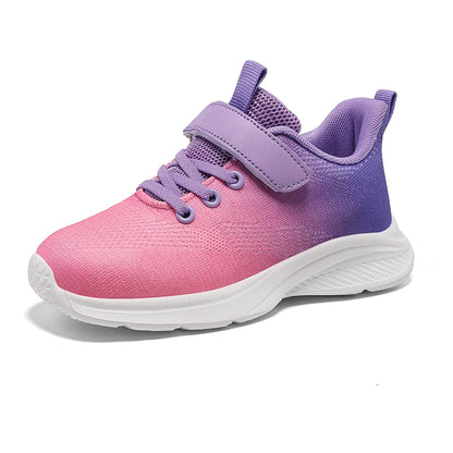 Colorful Kids Girls Casual Sneakers, Tennis Shoes childrensterritory