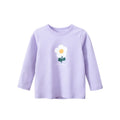 Girls' Cartoon Print Long Sleeves Stylish Tops childrensterritory