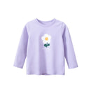 Girls' Cartoon Print Long Sleeves Stylish Tops childrensterritory