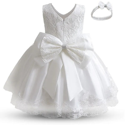 Baby Girls Princess Dress with Beadings for Christening childrensterritory