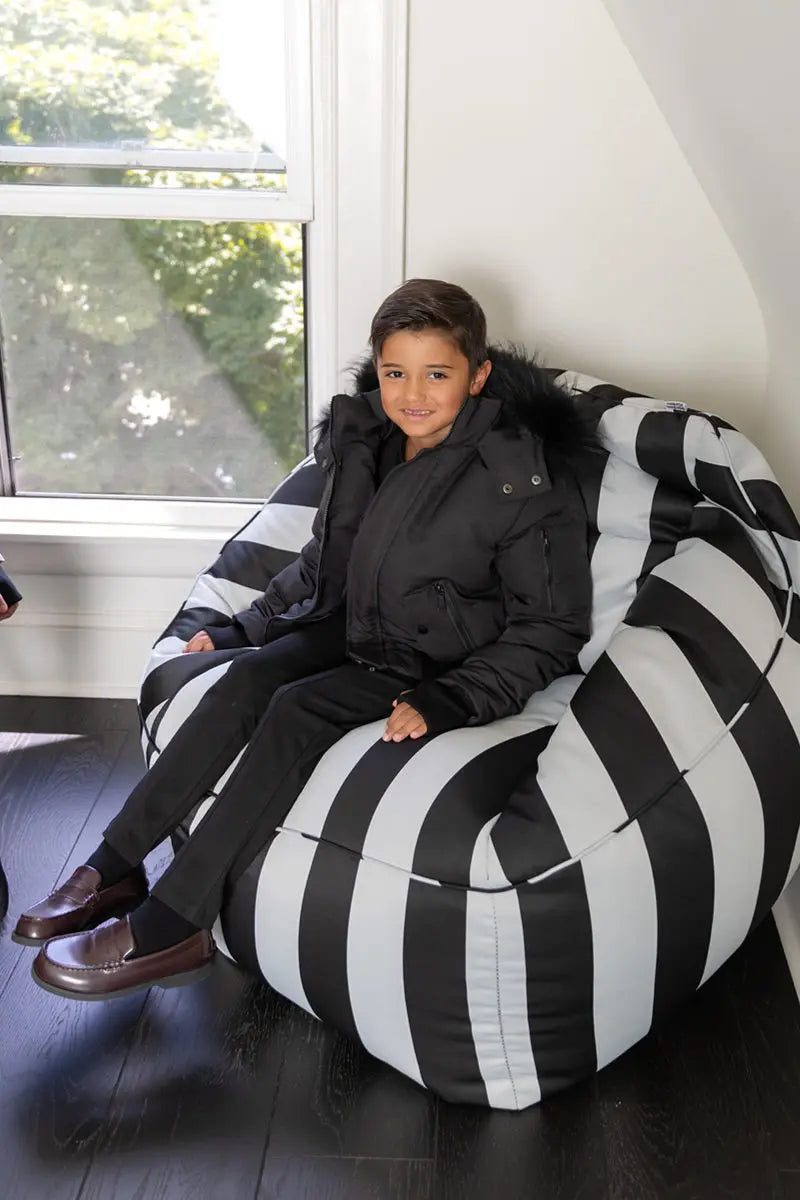 Kids' Long-Sleeved Stylish Warm Puffer Coat