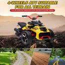 Kids 12V Ride On Three-Wheel Electric Car with Lights, Music childrensterritory