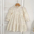Baby Kids Long Sleeves Lace Design Christmas Party Costumes childrensterritory